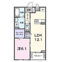 ベルフローラ  ｜ 兵庫県西宮市上ケ原三番町（賃貸アパート1LDK・2階・45.60㎡） その2