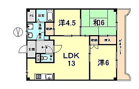 メルベーユ武庫川  ｜ 兵庫県尼崎市西昆陽１丁目（賃貸マンション3LDK・5階・66.15㎡） その2