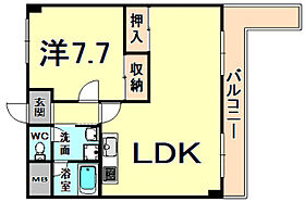 アビタ・コアI  ｜ 兵庫県伊丹市昆陽南１丁目（賃貸マンション1LDK・4階・51.84㎡） その2