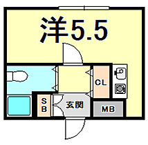 兵庫県西宮市室川町（賃貸マンション1R・3階・17.00㎡） その2