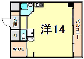 兵庫県西宮市甲子園口３丁目（賃貸マンション1DK・5階・34.00㎡） その2