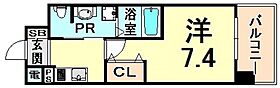 インベスト塚口S－FRONT  ｜ 兵庫県尼崎市東塚口町１丁目（賃貸マンション1K・10階・24.21㎡） その2