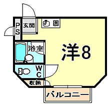 エメラルド大物  ｜ 兵庫県尼崎市大物町１丁目（賃貸マンション1R・3階・18.00㎡） その2