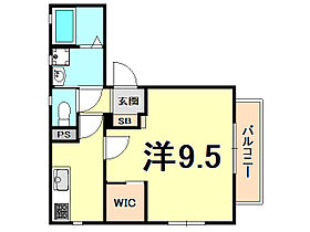 M’s cube  ｜ 兵庫県西宮市中須佐町（賃貸アパート1K・1階・33.87㎡） その2