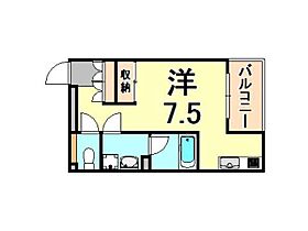 兵庫県西宮市甲子園口北町（賃貸マンション1R・2階・25.00㎡） その2