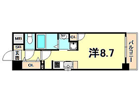 レジュールアッシュ西宮アーバンテラス  ｜ 兵庫県西宮市与古道町（賃貸マンション1K・2階・25.50㎡） その2