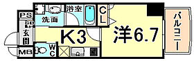 リエス尼崎東  ｜ 兵庫県尼崎市杭瀬北新町４丁目（賃貸マンション1K・3階・24.90㎡） その2