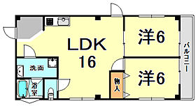 ファミール上甲子園  ｜ 兵庫県西宮市上甲子園４丁目（賃貸マンション2LDK・2階・54.00㎡） その2