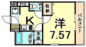 AMAGASAKI Modern Heights  ｜ 兵庫県尼崎市西本町３丁目（賃貸アパート1K・1階・25.34㎡） その2