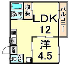 カーサ西台  ｜ 兵庫県伊丹市西台５丁目（賃貸アパート1LDK・1階・30.36㎡） その2