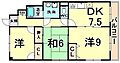 ウエストサイド武庫川3階7.5万円