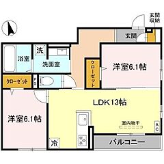 物件の間取り