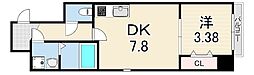maison PREMIER VII 1DKの間取図画像