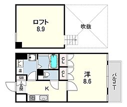 イムーブルエピ 1SKの間取図画像