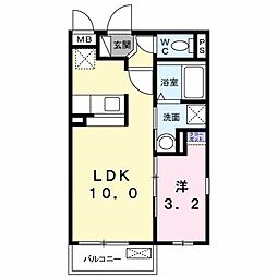 マーベラスライフ 1LDKの間取図画像