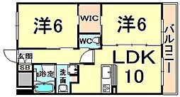 Frase・Buona 2LDKの間取図画像