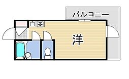 ダイバーシティムコガワ ワンルームの間取図画像