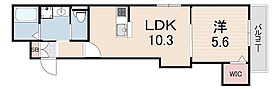 HEBEL BLUME 新神戸  ｜ 兵庫県神戸市中央区熊内町５丁目（賃貸マンション1LDK・2階・40.42㎡） その2