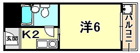 メゾン・ド・六甲パートI  ｜ 兵庫県神戸市灘区上河原通３丁目（賃貸マンション1R・5階・13.75㎡） その2