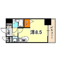 グランデール新神戸  ｜ 兵庫県神戸市中央区国香通５丁目（賃貸マンション1R・5階・22.10㎡） その2