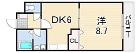 クレシェンド岡本  ｜ 兵庫県神戸市東灘区本山北町５丁目（賃貸マンション1DK・2階・36.35㎡） その2