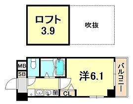 エステムコート神戸県庁前IIIフィエルテ  ｜ 兵庫県神戸市中央区下山手通７丁目（賃貸マンション1K・3階・18.91㎡） その2