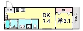 ワコーレヴィータ芦屋浜町  ｜ 兵庫県芦屋市浜町（賃貸マンション1DK・3階・25.43㎡） その2