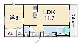 メゾン六甲II  ｜ 兵庫県神戸市灘区鹿ノ下通１丁目（賃貸マンション1LDK・1階・45.04㎡） その2