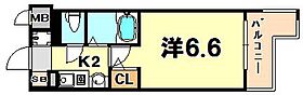 エステムコート新神戸エリタージュ  ｜ 兵庫県神戸市中央区生田町１丁目（賃貸マンション1K・6階・18.92㎡） その2