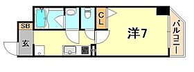 ル・パルトネール三宮東  ｜ 兵庫県神戸市中央区筒井町３丁目（賃貸マンション1K・4階・24.56㎡） その2