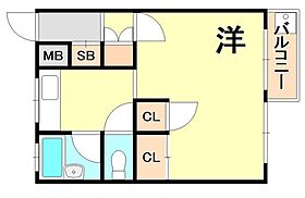 エルパラッツォ熊内  ｜ 兵庫県神戸市中央区熊内町８丁目（賃貸マンション1DK・4階・36.00㎡） その2