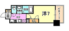 ラナップスクエア神戸ハーバープライム  ｜ 兵庫県神戸市兵庫区七宮町１丁目（賃貸マンション1K・2階・26.40㎡） その2