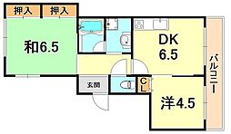 間取図画像 2DK