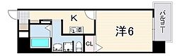 ドミール春日野道-N- 1Kの間取図画像