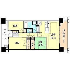 物件の間取り