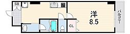 CITYSPIRE神戸元町1 1Kの間取図画像