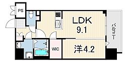 SDグランツ神戸Peninsula 1LDKの間取図画像