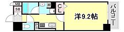 リベルタ元町通 1Kの間取図画像