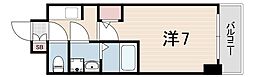 ワールドアイ神戸ハーバーランド2 1Kの間取図画像