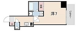 セレニテ兵庫エクラ 1Kの間取図画像