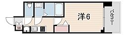プレサンス神戸マリエント 1Kの間取図画像