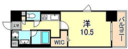 Schlossvoneins 1Kの間取図画像
