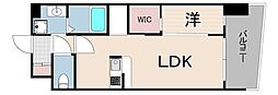 セレニテ神戸ミラクシュッド 1LDKの間取図画像