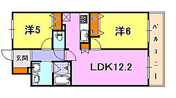 アーバネックス元町通 1SLDKの間取図画像