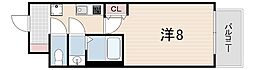 LIVIAZKOBESOLEIL 1Kの間取図画像