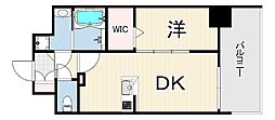 SOL MELDIA神戸MJC 1DKの間取図画像