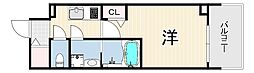 SOL MELDIA神戸MJC 1Kの間取図画像