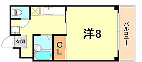 モナハイツ八雲  ｜ 兵庫県神戸市中央区八雲通２丁目（賃貸マンション1K・6階・25.14㎡） その2