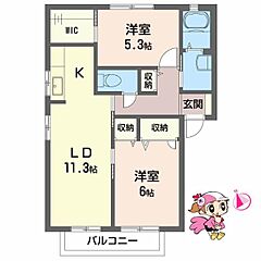 物件の間取り