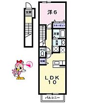 徳島県鳴門市撫養町林崎字南殿町（賃貸アパート1LDK・2階・42.37㎡） その2